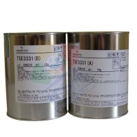 迈图(momentive)TSE3331 双组份加热固化有机硅密封胶固化胶粘剂 深灰色1KG